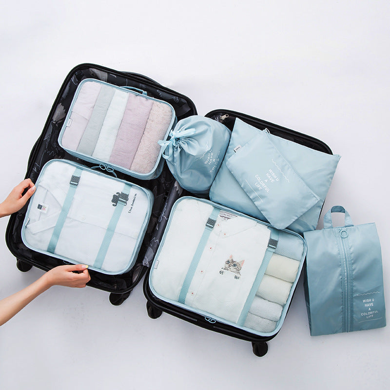 7-Piece Travel Bag Folders