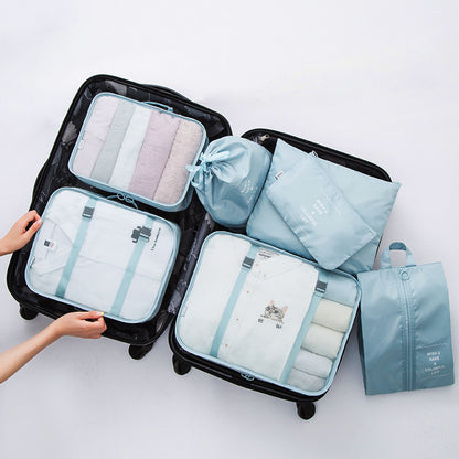 7-Piece Travel Bag Folders