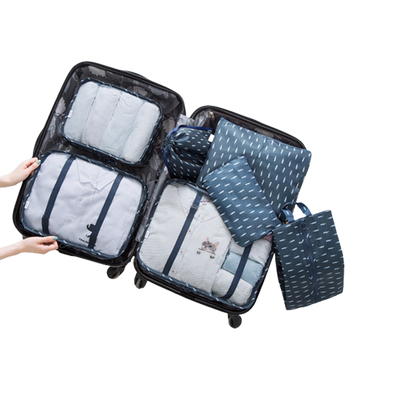7-Piece Travel Bag Folders