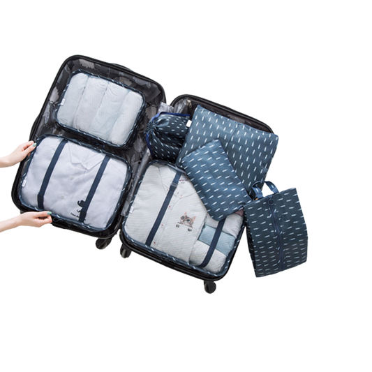7-Piece Travel Bag Folders