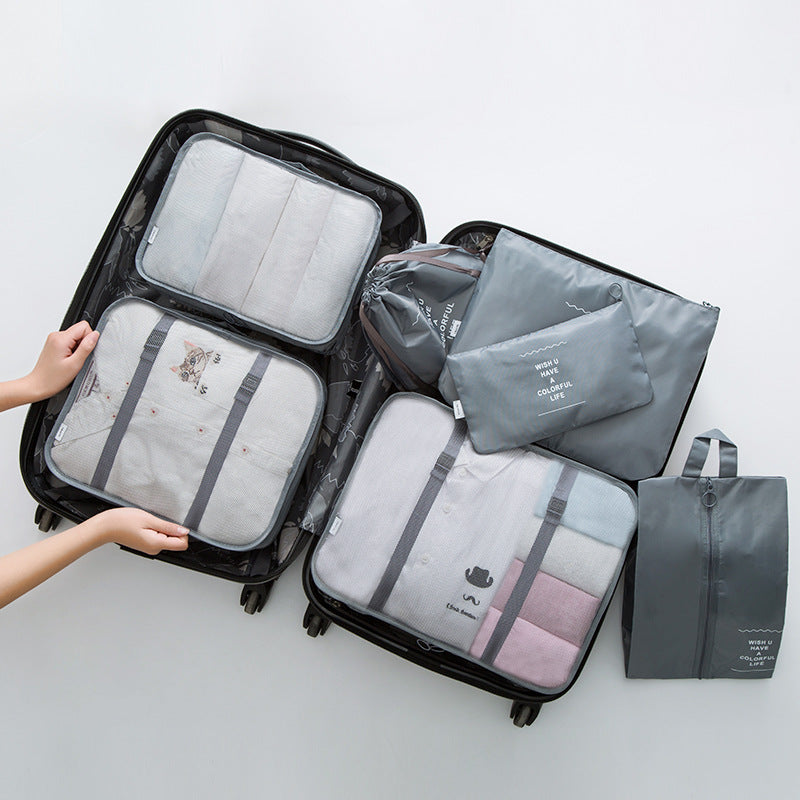 7-Piece Travel Bag Folders